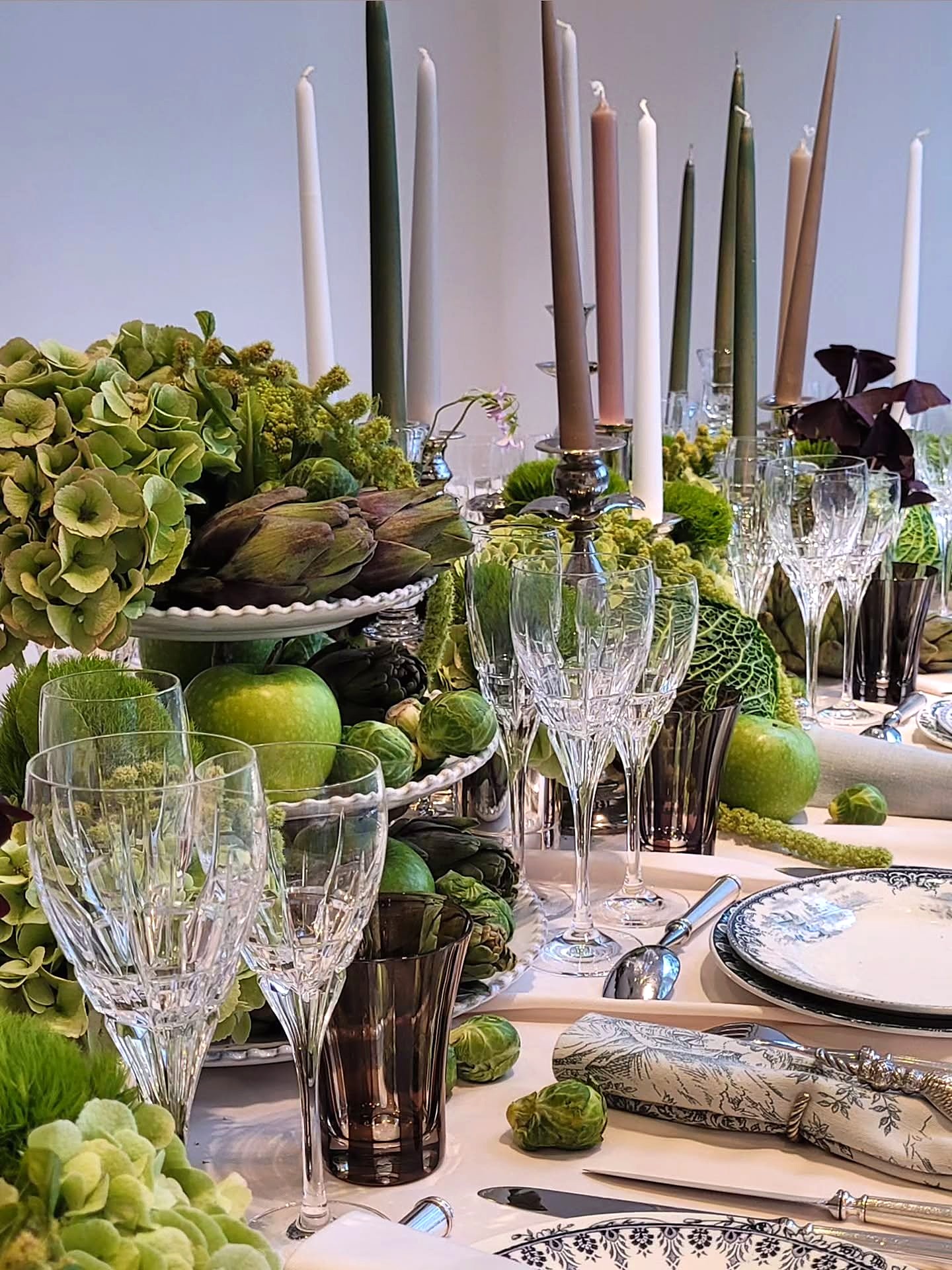Événement Maison Fleurus — dressage de table végétal
