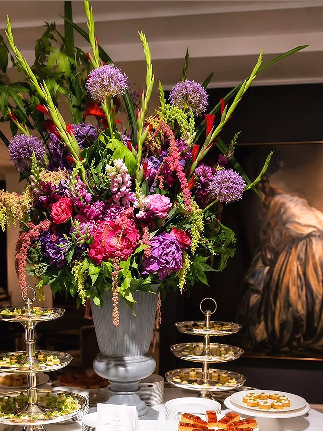 Événement Maison Fleurus — Mathieu et Pauline, buffet floral