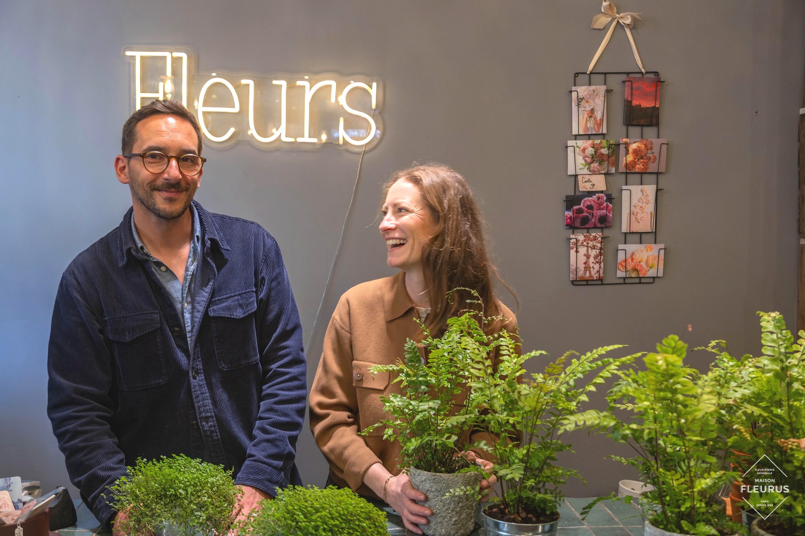 L'équipe Maison Fleurus dans l'atelier